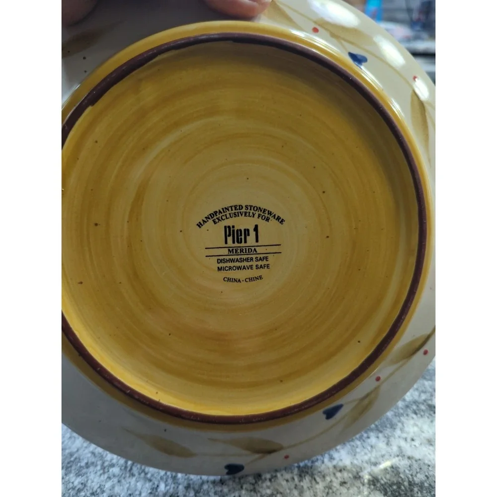 Pier 1- Merida Pattern  Hand Painted Dinner Plate Replacement
